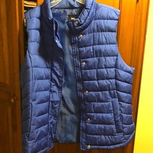 Royal blue GAP puffer vest